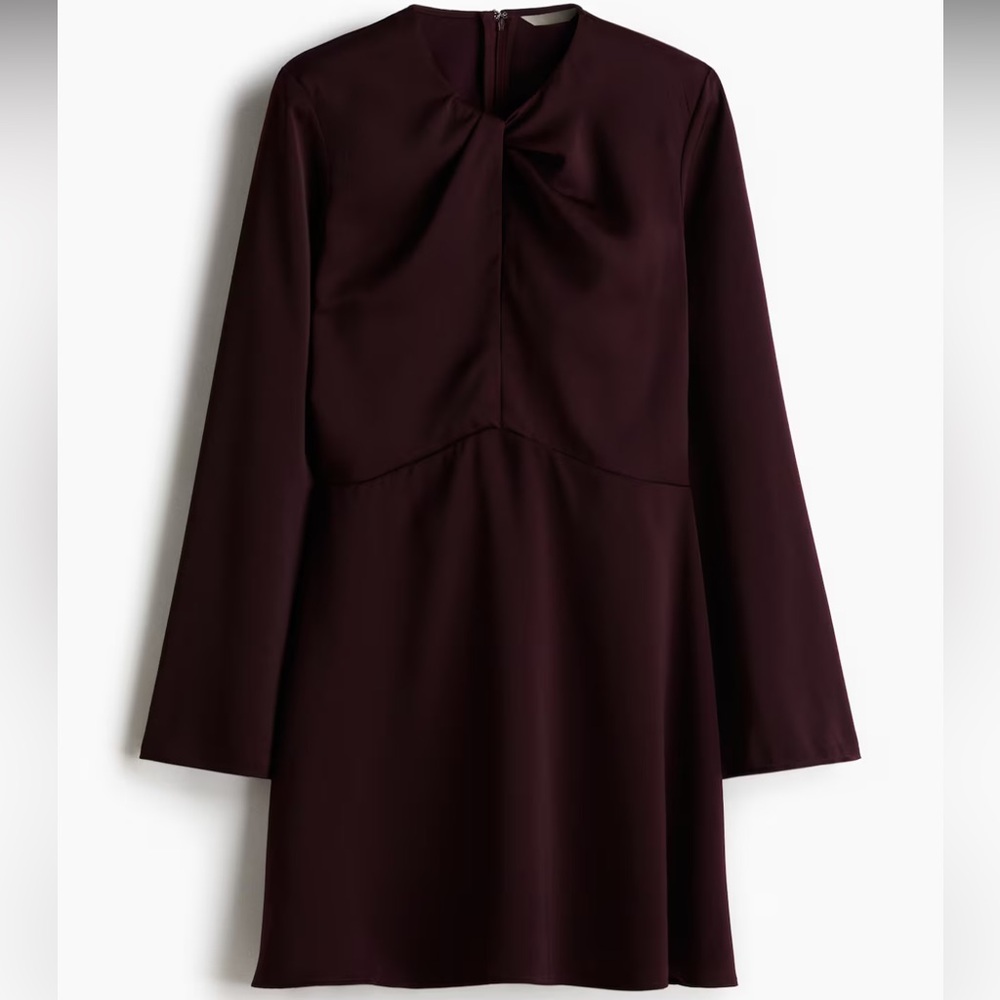 H&M TWIST-DETAIL DRESS  Small - Picture 4 of 9